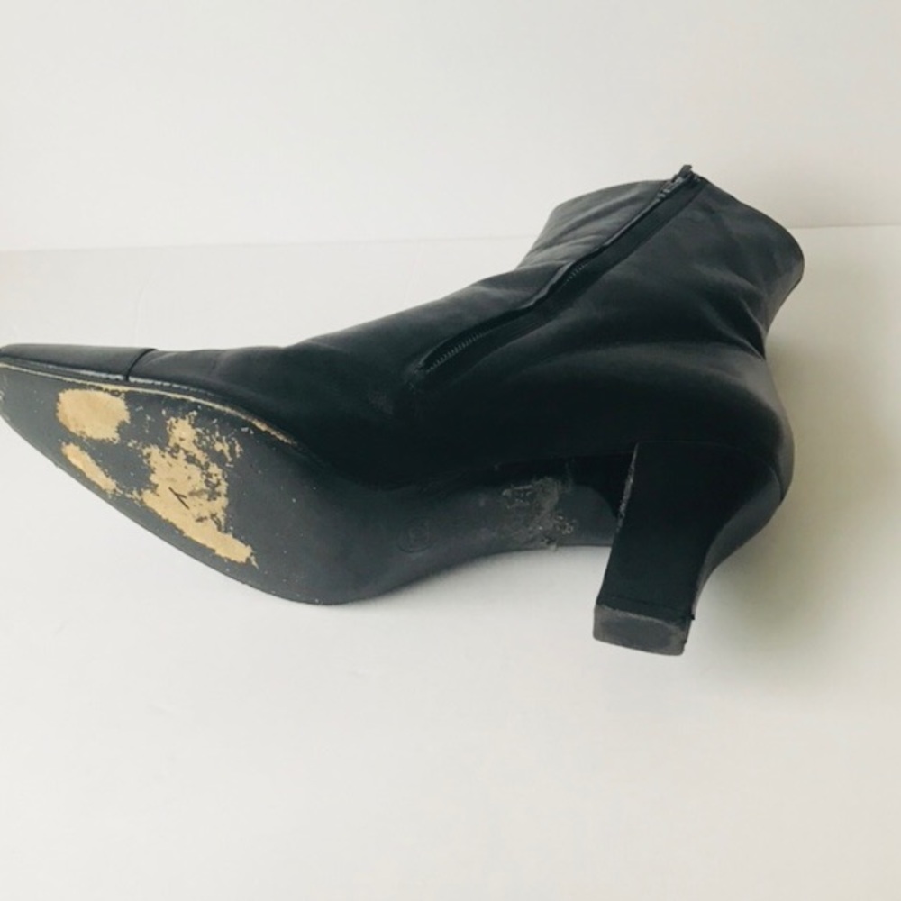 Chanel Black Ankle Boots Size 41 - Picture 5 of 7